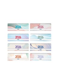 Resim Gıpta 2026 Spiralli Masa Takvimi 12x33 Cm 1 ADET 
