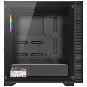 Resim Fazeon F7 650w 80+ Mesh Argb Atx Bilgisayar Oyuncu Kasası 