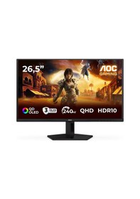 Resim Aoc 26.5" Q27G41ZDF 0.03 MS 240 Hz Hdmı,Displayport G-Sync Qd-Oled 2K Gaming Monitör 
