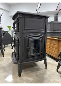 Resim Sirius Maxi Yan Kapak Şömine Döküm Soba Fs-011 Yk 