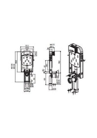 Resim Creavit Gömme Rezervuar Asma Klozet için Gövde Gr4000 Beyaz 