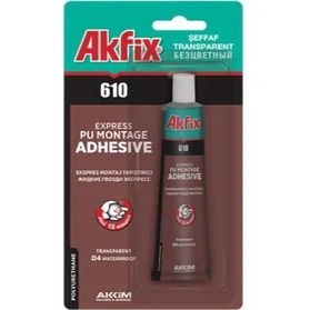 Resim Akfix 610 Ekspres Montaj Tüp Sıvı Çivi 50 ml Tekli 