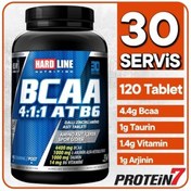 Resim Hardline Bcaa 4:1:1 Atb6 - 120 Tablet (203297208)-Aromasız 