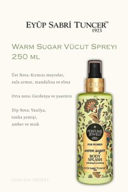 Resim Eyüp Sabri Tuncer Pj Body Splash Warm Sugar 250 ml 3 Adet Ve Rosıe Pamuk 