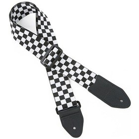 Resim Raymond Joes RJGAS Gitar Askısı Dama White Plaid (88-146 cm) 