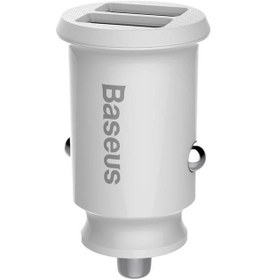 Resim Baseus Grain Araba Şarj Cihazı Beyaz 