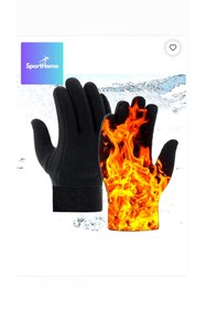 Resim sporthome Termal Erkek Polar Eldiven Ultra Sıcaklık 