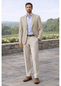Resim Alexander Gardi Erkek Füme Blazer Ceket Bej 