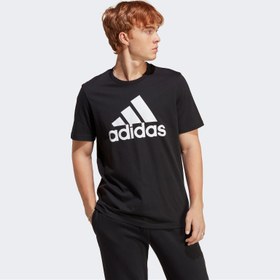 Resim adidas Essential Erkek Siyah Günlük T-Shirt 