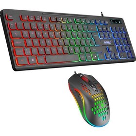 Resim Everest KB-120 SM-G07 RGB Gaming Oyuncu Klavye Mouse Set 