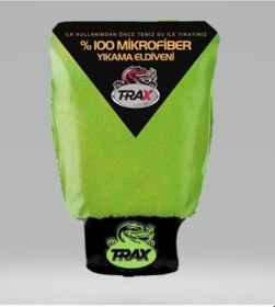 Resim Oto Yıkama Eldiveni Mikrofiber Araç Oto Cila Eldiven Yeşil 