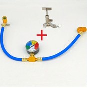 Resim Dashanshop R134a R12 R22 Dolum Seti Tip 1 Manometre Distributor Hortumu Arac Ve Ev Sistemi 
