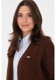 Resim U.S. Polo Assn. U.s. Polo Assn. Kadın Kahverengi Hırka Triko 50314660-vr029 