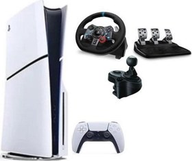 Resim Playstation 5 Slim Cd'li Edition+ G29 Driving Force Yarış Direksiyonu + Shifter 