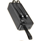 Resim Powerbank Yüksek Kapasite 30000mah Hızlı Şarj 22,5w Çift Giriş Hızlı Lightning Type C Güç Kaynağı Siyah 