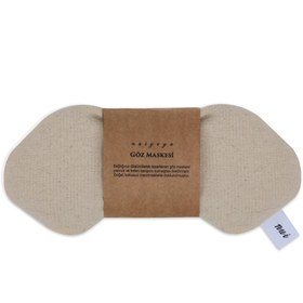 Resim Terapi Göz Maskesi - Bej - Ekru 