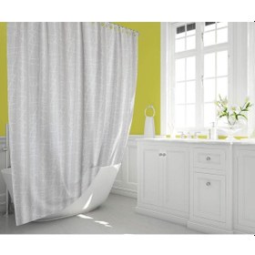 Resim Tropik Banyo Duş Perdesi 3182 Model Çift Kanat 2X110X200Cm Çok Renkli 