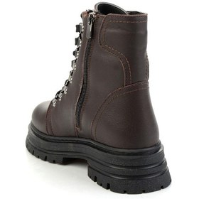 Resim Kahve Hakiki Deri Kadın Bot & Bootie K02462040403 Kahve 