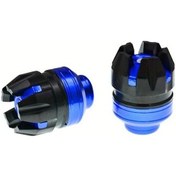 Resim Gateesat Mavi 1 Çift Universal Motor Scooter E-bike Süspansiyon Koruma Kapağı 