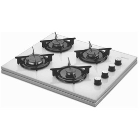 Resim İtimat Woox 1331 Seramik Cam Set Üstü Beyaz Lpg (TÜP) Ocak 