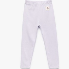 Resim Kız Bebek Pamuklu Beli Lastikli Kaşkorse Basic Uzun Tayt 