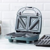 Resim Greenpan Greenlife Waffle Panini Tost Makinesi -750W Turkuaz 
