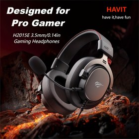 Resim HAVIT Pro Gamer Kulaklıklar, 3.5mm Jak, 53mm Dinamik Ses, Katıksız Oyun Deneyimi, Omnidirectional Alım, Çıkarılabilir Mikrofon, Rahat Dolgulu Kulak Kapakları, Siyah Kırmızı Vurgularla, Oyun Kulaklıkları 