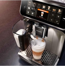 Resim Philips Ep5447 ,15 Bar, 12 Lezzetli Kahve Mükemmel Sıcaklık ve Aroma Tam Otomatik Kahve ve Espresso Makinesi 