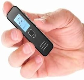 Resim 32 GB Dijital Ekranlı Ses Kaydedici Kulaklıklı Mini Ses Kayıt Cihazı 
