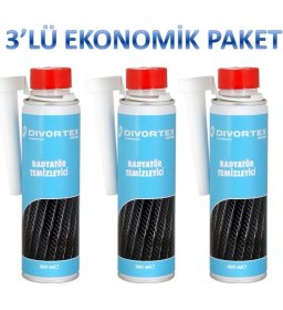 Resim Divortex Car Care Radyatör Temizleyici 300 Ml X 3 Adet 