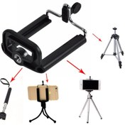 Resim Çokuygunuz Telefon Tablet Fotoğraf Makinası Tutucu Tripod Aparatı Tutma Kiti 