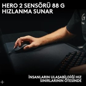 Resim Logitech G Pro X Superlight 2 Kablosuz Oyun Faresi, Beyaz 