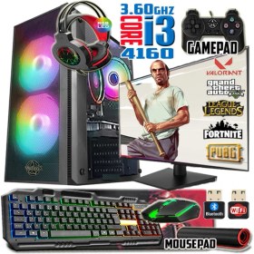 Resim Warbox Marko I3 TURBO:3.60GHZ 16GB Ram 240GB SSD 250GB HDD R7 240-4GB E.kartı 22" Monitör Masaüstü Bilgisayar 