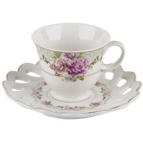 Resim Aryıldız Royal Queen New Bone Kahve Fincan Seti 6 Lı Ar5437673 