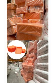 Resim figanlar ambalaj Turuncu Köpük Tabak 1000 Gr 250 Adet 