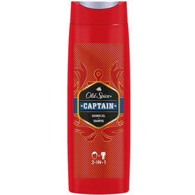 Resim Old Spice Captain 2'in 1 Duş Jeli & Şampuan 400ml 