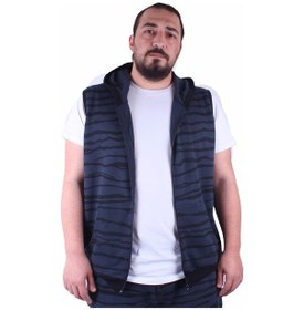Resim Mocgrande Büyük Beden Unisex Yelek 23600 Indıgo 