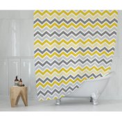 Resim Zethome Tropik Banyo Duş Perdesi 4597 Tek Kanat 1X120X200 