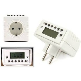 Resim Dijital Zaman Ayarlı Priz Zaman Saati Programlanabilir 