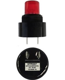 Resim Led Işıklı Buzzer Vidalı 95 Db 24v Mesan 