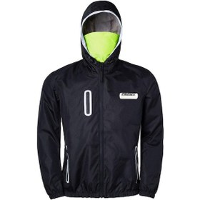 Resim Prosev Corta Vento Korualı Motosiklet Yağmurluk Siyah 