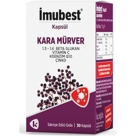 Resim Imubest 30 Kapsul Kara Mürver Eki 