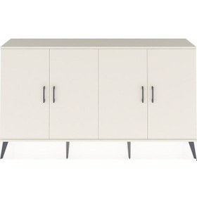 Resim Arges Konsol 4 Raflı 4 Kapaklı 176x30x99 Aytaşı-aytaşı/çam Aytası/atlas Çam - Aytası 