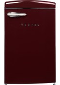 Resim Vestel Retro SB14111 122 L Statik Buzdolabı Bordo 