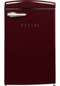 Resim Vestel Retro SB14111 122 L Statik Buzdolabı Bordo 