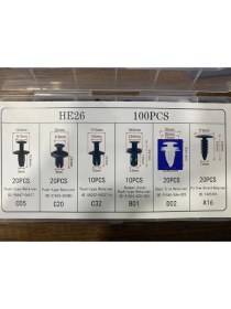 Resim Noxsa Çok Amaçlı Plastik Bağlantı Klipsi Seti 100 Parça 