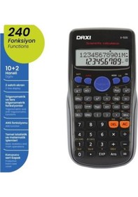 Resim Daxi X-500 240 Fonksiyonlu Bilimsel 12 Hane Hesap Makinesi 