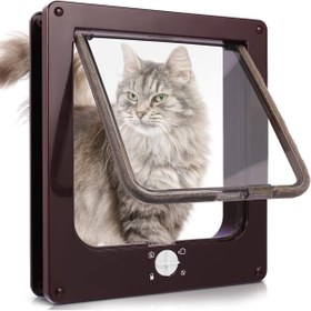 Resim AyrStore 4 yollu vites modu, kedi kapısı, mükemmel kalite - hava şartlarına dayanıklı kedi kapısı 