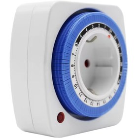 Resim Cata Fişli Mekanik Zaman Saati - 3680 W - 16 A - CT-9180 