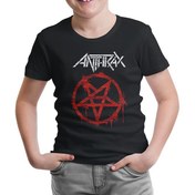 Resim Anthrax - Logo Siyah Çocuk Tshirt 